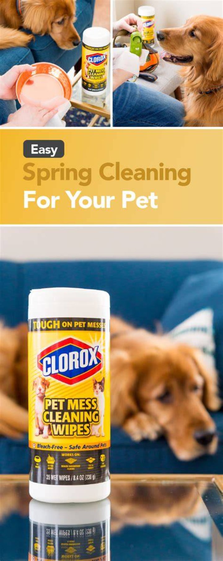 Are Clorox wipes safe for pets?