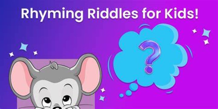 Are there any riddles for kids that are rhyming?