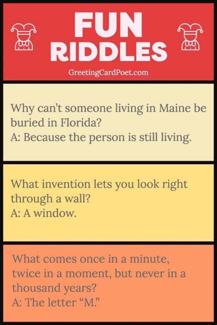 Are there any riddles that make you think?