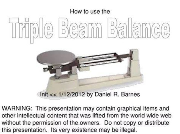 Are triple beam scales illegal?