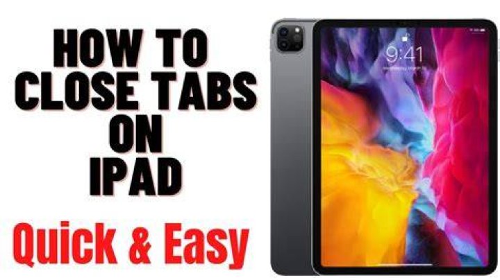 Can't find my tabs on iPad?