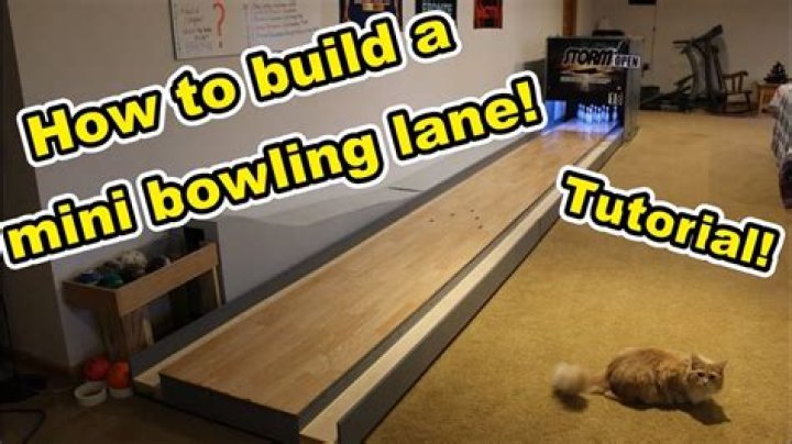 Can a bowling alley be installed in your home?