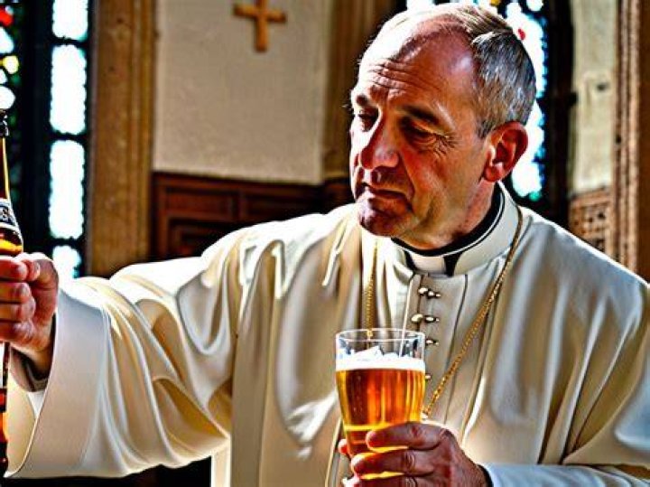 Can a Catholic father drink alcohol?