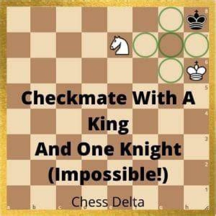 Can a knight and king checkmate?