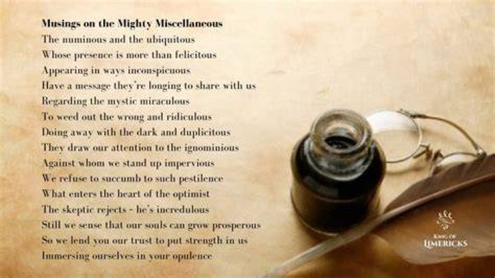 Can a limerick have more than one verse?