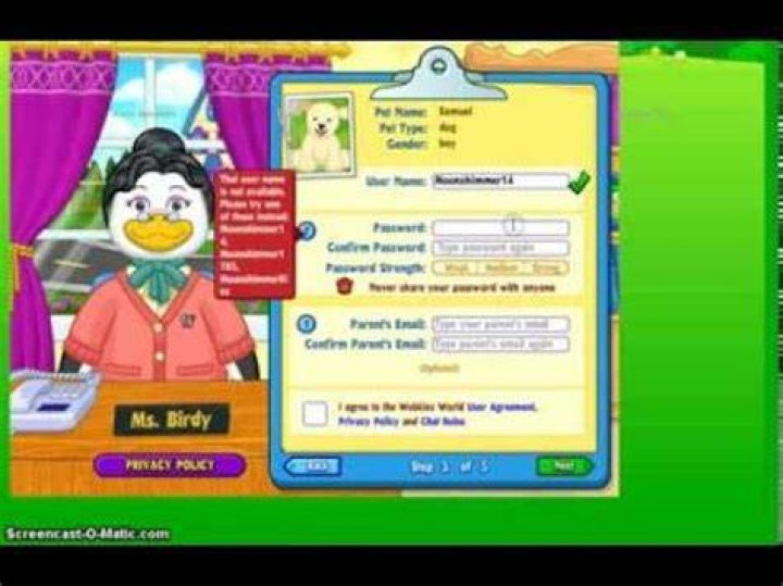 Can a parent create a Webkinz World account?