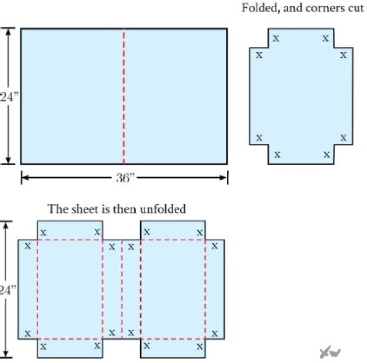 Can a rectangle be cut in half?