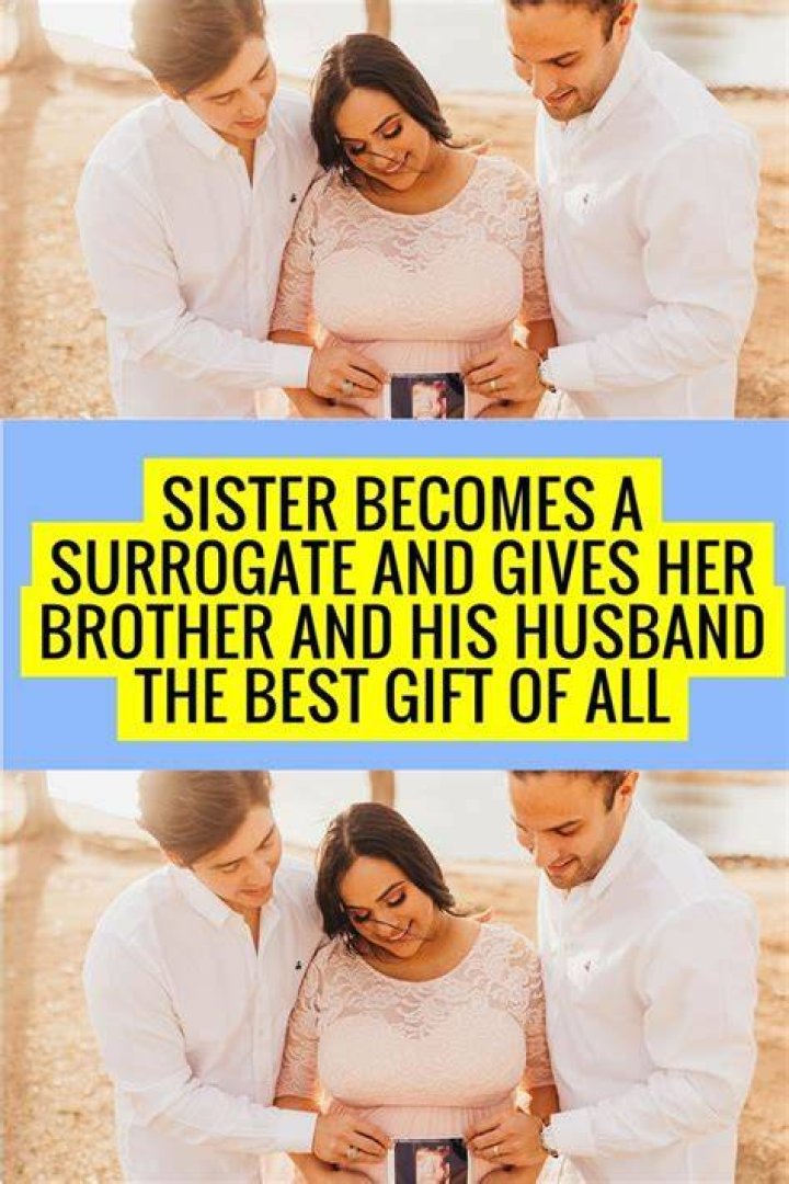 Can a sister be a surrogate mother for her brother?