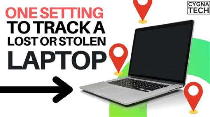 Can a stolen laptop be tracked?