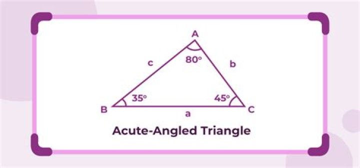 Can an acute angled triangle be right angled?