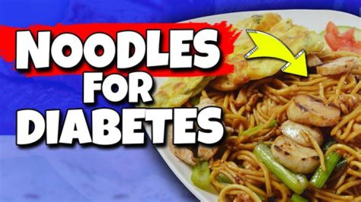 Can diabetics eat Chinese noodles?