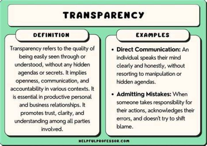 Can I be transparent meaning?