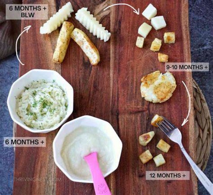 Can I give my 4 month old baby mashed potatoes?