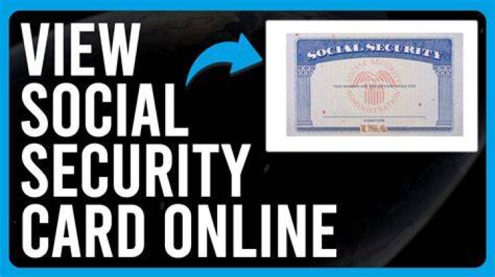 Can I view my Social Security card online?