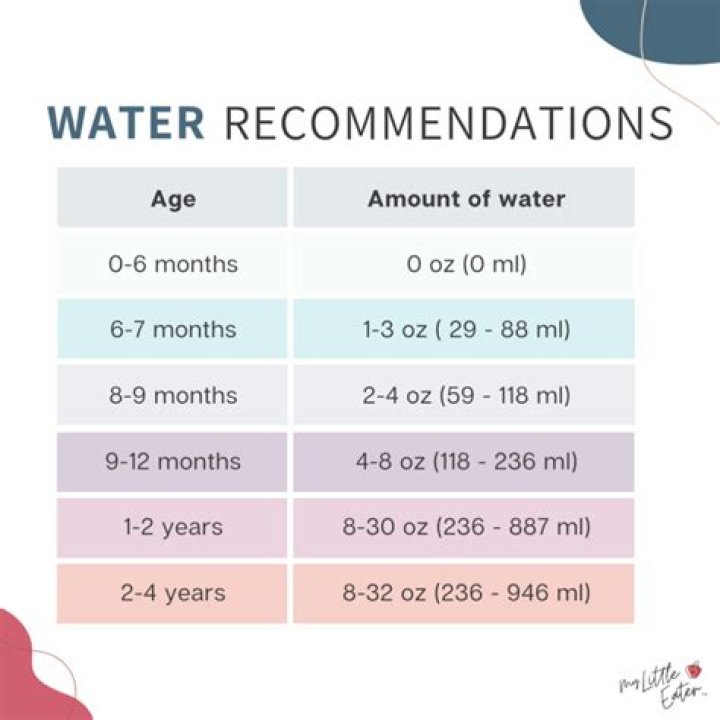 Can my 5 month old have water?