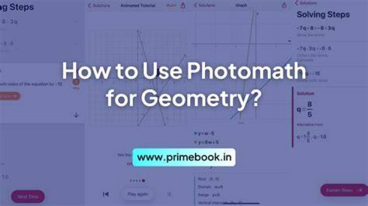 Can Photomath solve geometry?