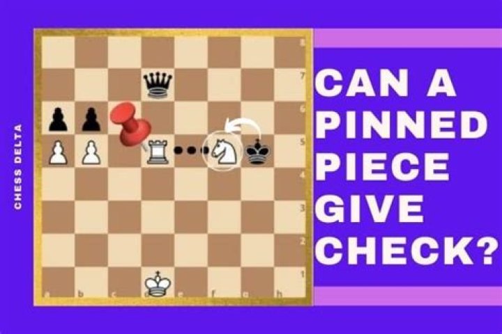 Can pinned piece give check?