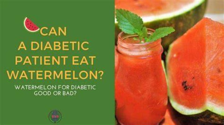 Can we eat watermelon in diabetes?
