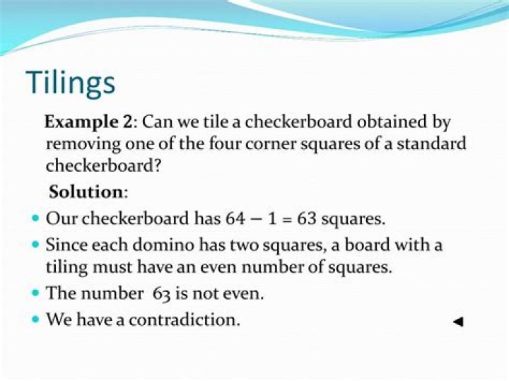 Can we tile a checkerboard obtained by removing one of the four corner squares of a standard checkerboard?