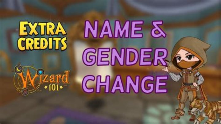 Can you change your gender in Wizard101?