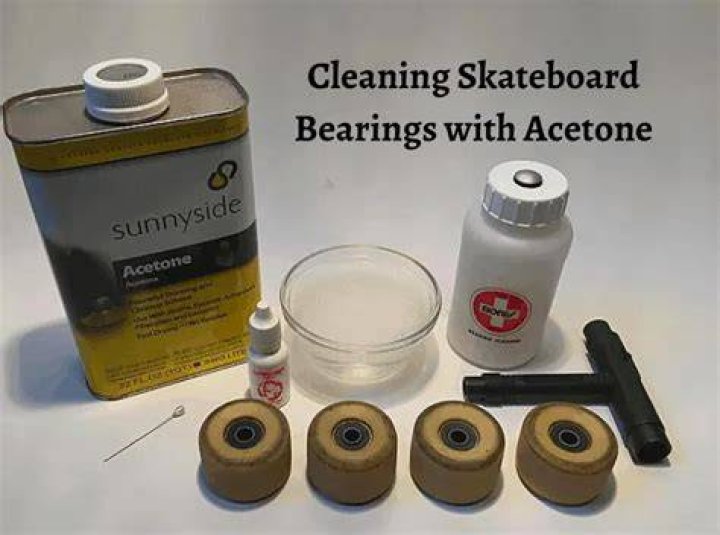 Can you clean bearings with acetone?