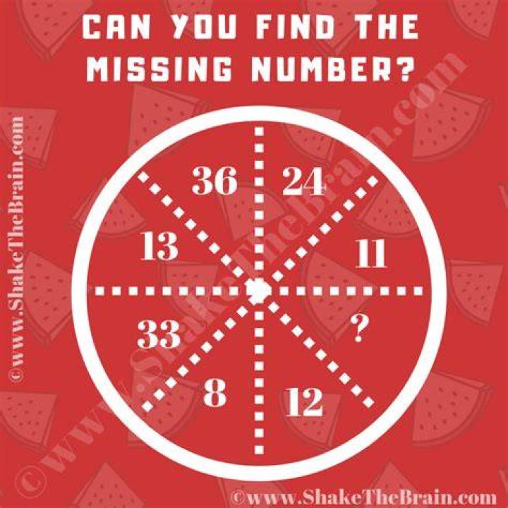 Can you find the missing number Circle puzzle?