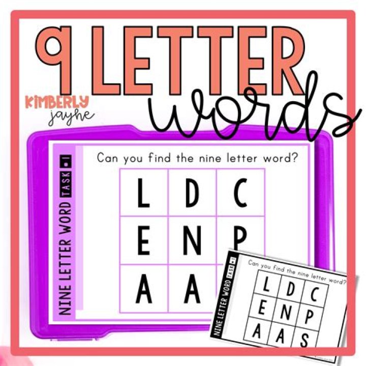 Can you find the nine letter word?