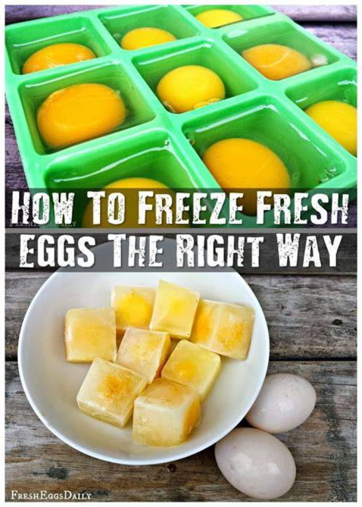 Can you freeze raw eggs?