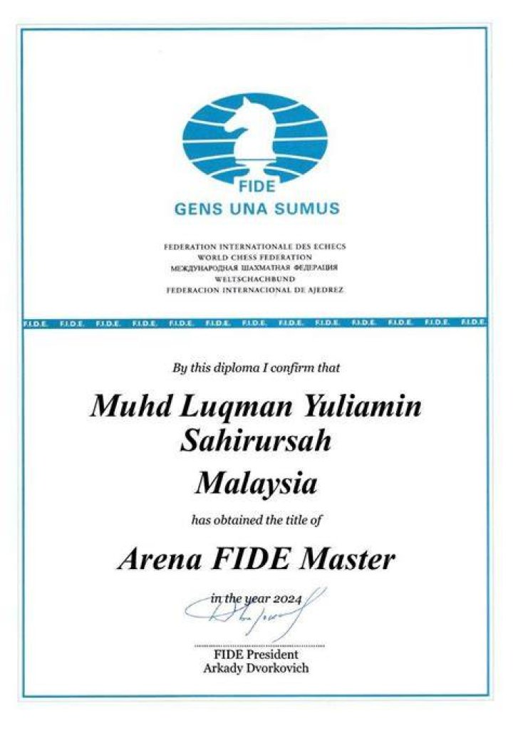 Can you get FIDE title online?