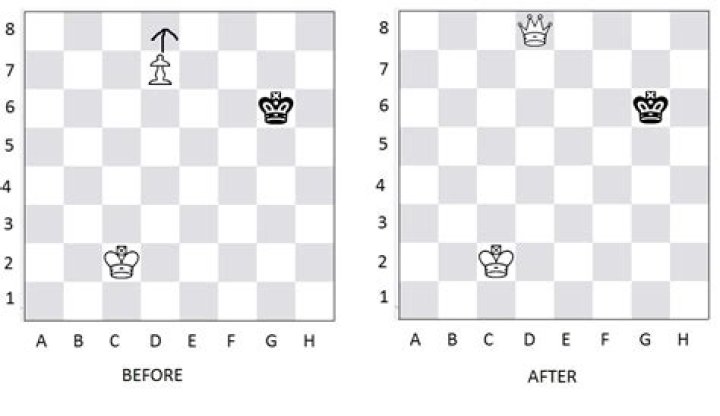 Can you promote a pawn to any piece?