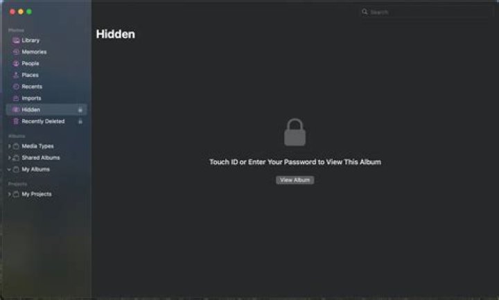 Can you put a password on hidden photos?