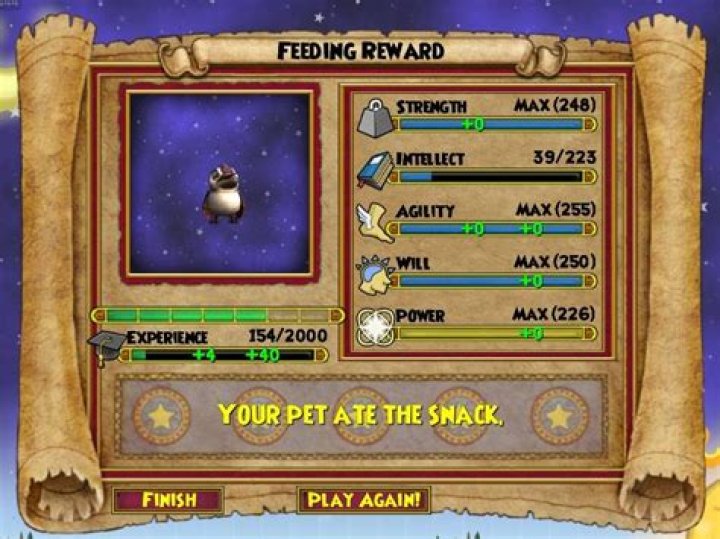 Can you transfer pet snacks Wizard101?