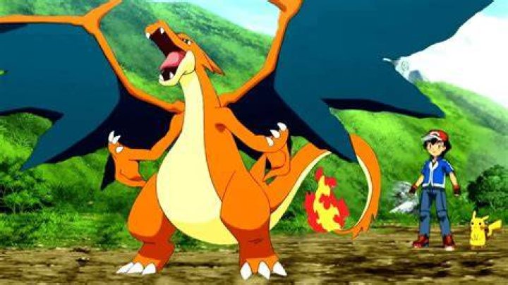 Did Ash mega evolve his Charizard?