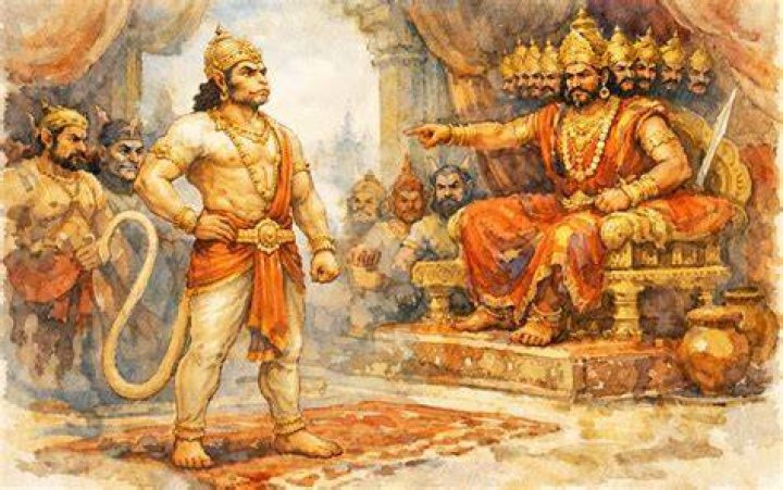 Did balarama fight Hanuman?