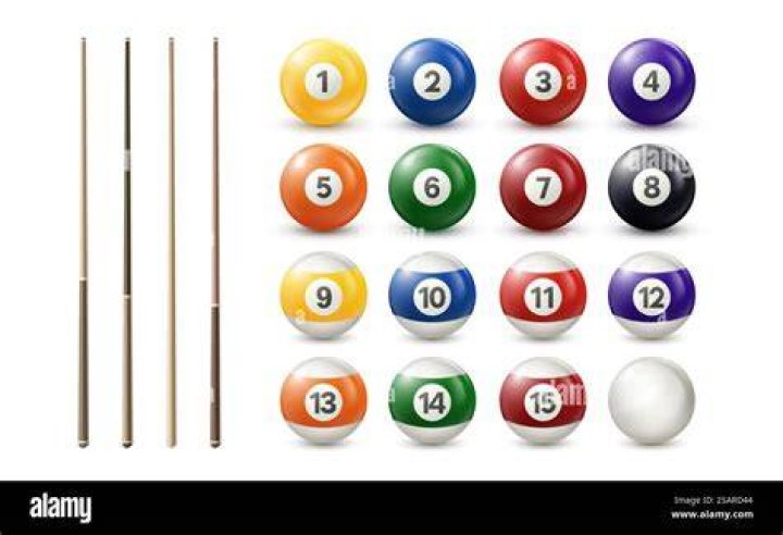 Do billiard balls have numbers?