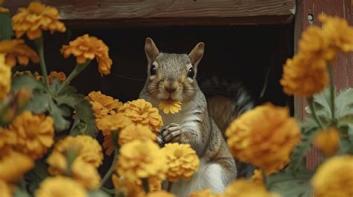 Do ground squirrels eat marigolds?