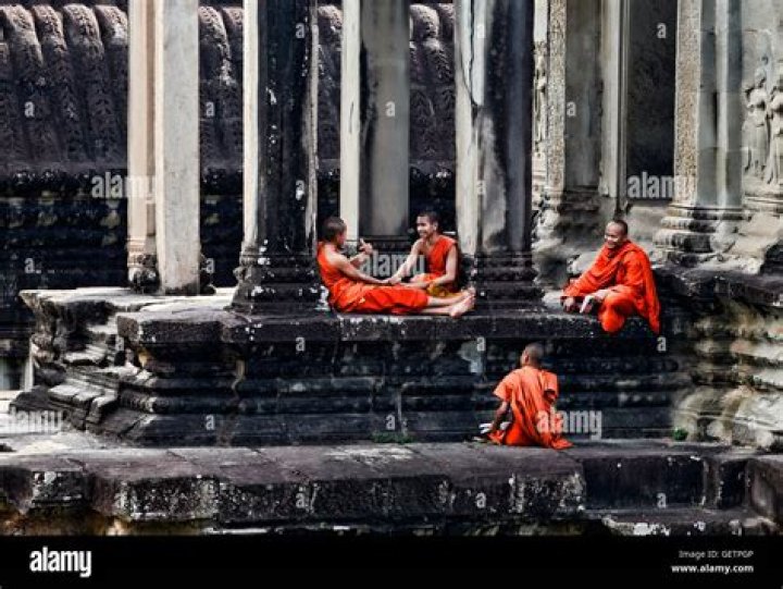 Do monks live in temples?