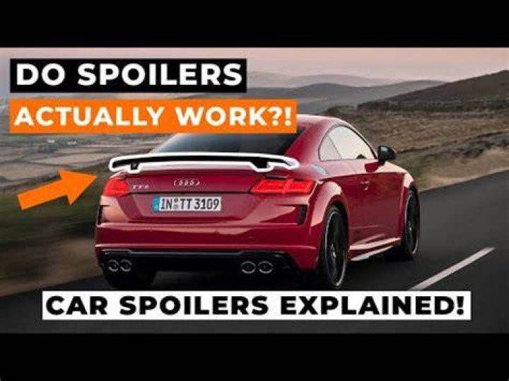 Do spoilers actually do anything?