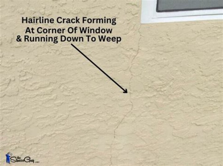 Do you need to repair hairline cracks in stucco?