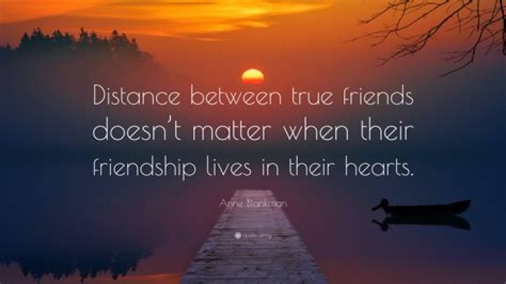 Does distance matter in friendship?