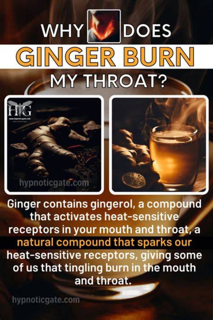 Does ginger burn mouth?