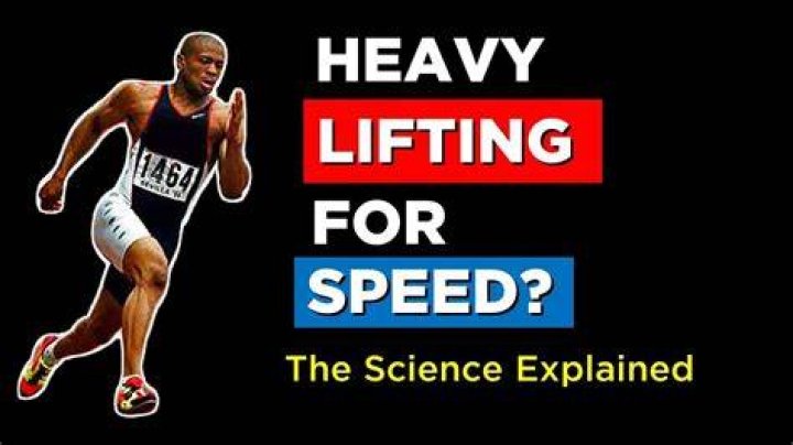 Does lifting heavy make you faster?