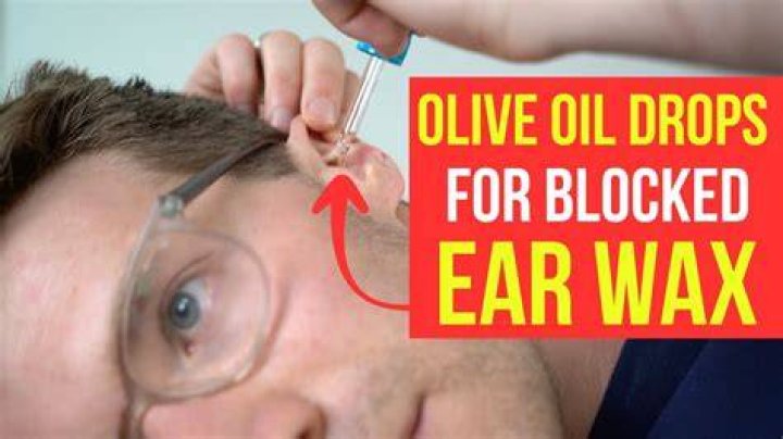 Does olive oil unblock ears?