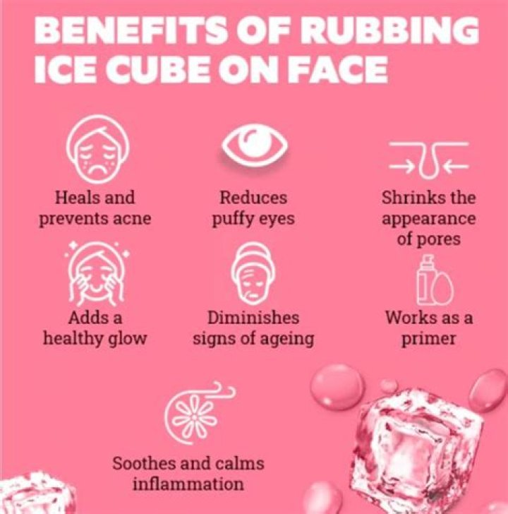 Does rubbing ice on lips?