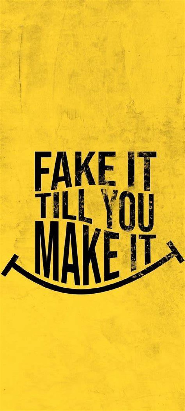 Does the Fake it till you make it work?