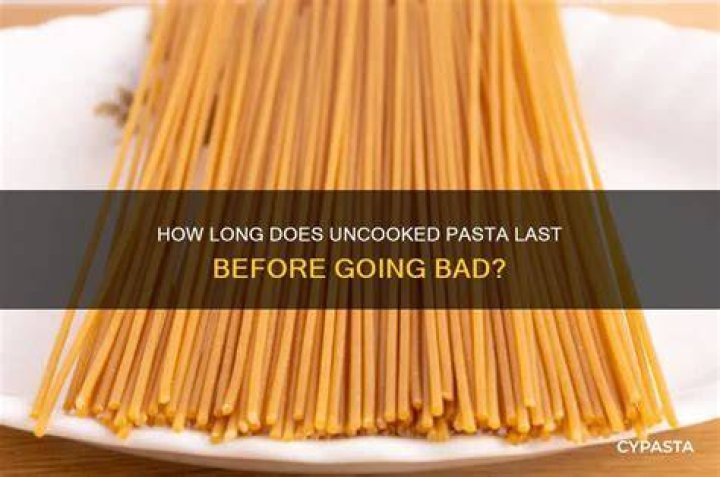 Does uncooked pasta go stale?