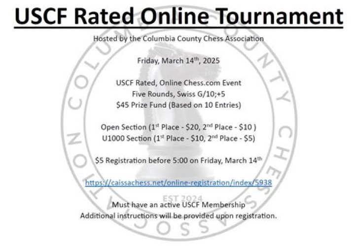 Does USCF have online tournaments?