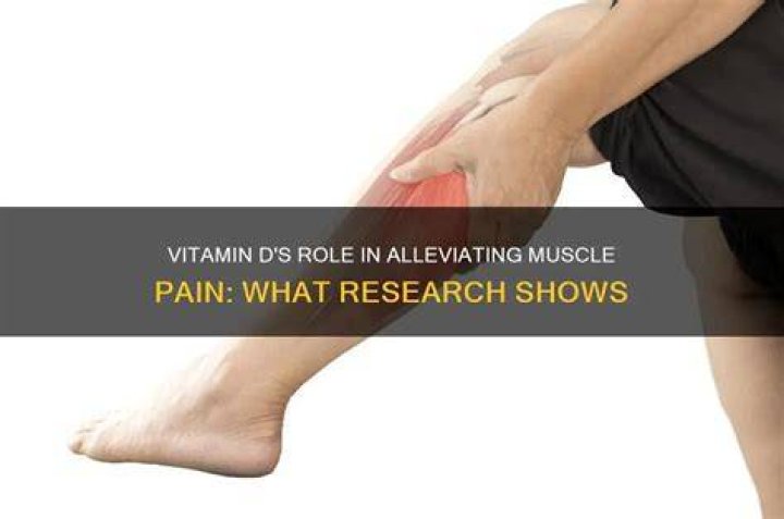 Does vitamin D reduce muscle pain?