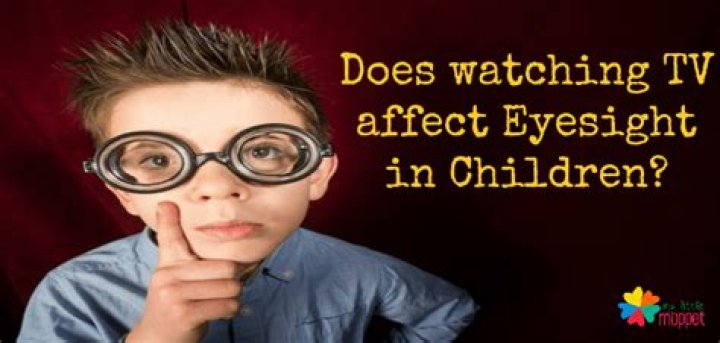 Does watching TV affect eyesight?