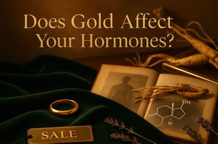 Does wearing gold affect hormones?